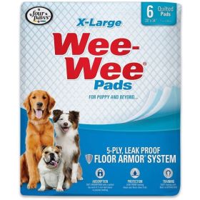 Large Wee Wee Pads 28" x 34" (Option: 6 count)