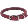 Circle T Oak Tanned Leather Round Dog Collar
