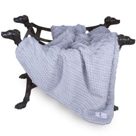 Paris Dog Blanket (Color: Sterling, size: SM)