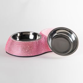 Crystal Dining Bowl (Color: Pink)