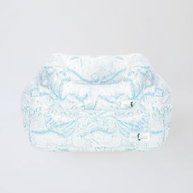 Whisper Dog Bed (Color: Aqua, size: small)
